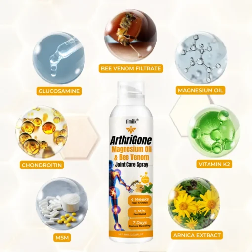 ArthriGone Magnesium Oil & Bee Venom Joint Care Spray