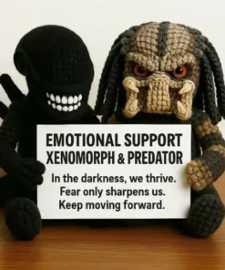 CZTICLE® Creepy Crochet Emotional Support Doll D01