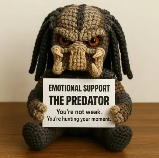 CZTICLE® Creepy Crochet Emotional Support Doll D01