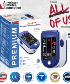Clinclii™ 𝐍𝐨𝐧-𝐈𝐧𝐯𝐚𝐬𝐢𝐯𝐞 𝐁𝐥𝐨𝐨𝐝 𝐆𝐥𝐮𝐜𝐨𝐬𝐞 𝐌𝐨𝐧𝐢𝐭𝐨𝐫 – Pain-Free & 99.9% Accurate