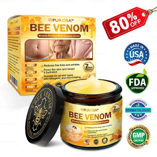 Made and Shipped from USA ✨ PUROSA® Bee Venom Wrinkle-Firming Multi-purpose Cream