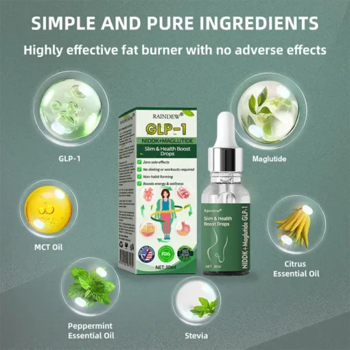 Raindew® NIDDK+Maglutide GLP-1 Slim & Health Boost Drops