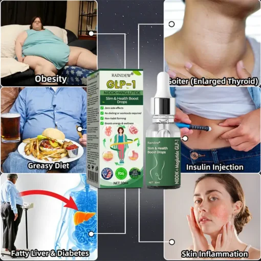 Raindew® NIDDK+Maglutide GLP-1 Slim & Health Boost Drops