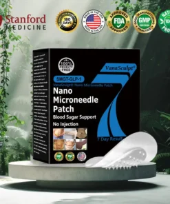 VanaSculpt® Nano Microneedle Patch: SMGT-GLP-1 & Matrixyl 3000 – Slimming, Skin Tightening, Blood Sugar Support, No Injection, 7-Day Result