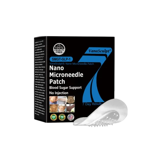 VanaSculpt® Nano Microneedle Patch: SMGT-GLP-1 & Matrixyl 3000 – Slimming, Skin Tightening, Blood Sugar Support, No Injection, 7-Day Result