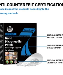 VanaSculpt® Nano Microneedle Patch: SMGT-GLP-1 & Matrixyl 3000 – Slimming, Skin Tightening, Blood Sugar Support, No Injection, 7-Day Result