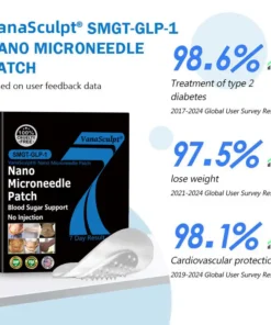 VanaSculpt® Nano Microneedle Patch: SMGT-GLP-1 & Matrixyl 3000 – Slimming, Skin Tightening, Blood Sugar Support, No Injection, 7-Day Result
