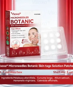 CZTICLE® Microneedles Botanical Skin Tags Solution Patches