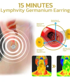 CZTICLE®Lymphvity MagneTherapy Germanium Earrings