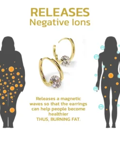 CZTICLE®Lymphvity MagneTherapy Germanium Earrings